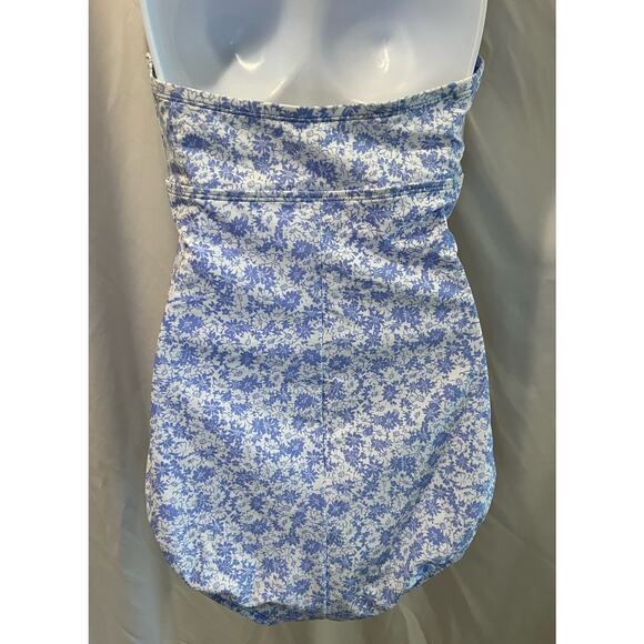 Kona Sol Strapless or Halter Floral One Piece Swimsuit - Size L - NWOT - Picture 4 of 6